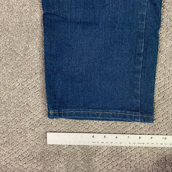 NWT Wrangler Five Star Relaxed Fit Jeans Men's 34 x 30 Performance Series Blue - Picture 12 of 14